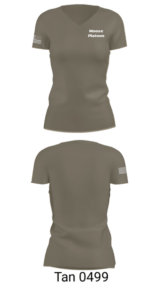 Women's Short Sleeve Vneck Shirt, , Army, Teamtime, Team time, sublimation, custom sports apparel, team uniforms, spirit wear, spiritwear, sports uniforms, custom shirts, team store, custom team store, fundraiser sports, apparel fundraiser