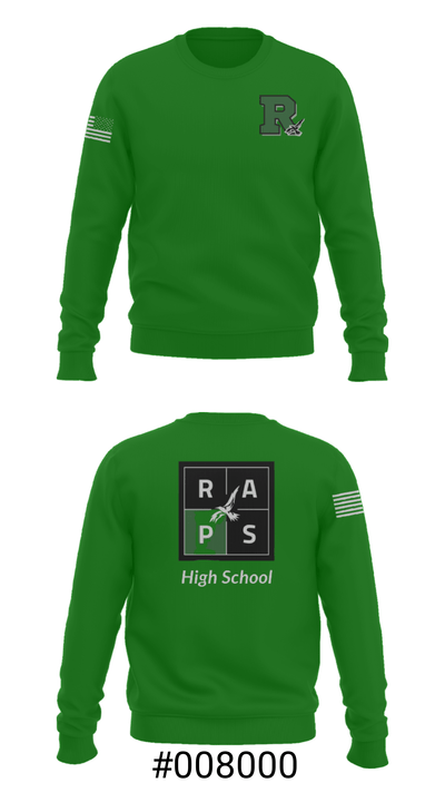 Rapoport Academy Public School-Meyer High School Basketball 55770827 Crew Neck Sweatshirt - 16