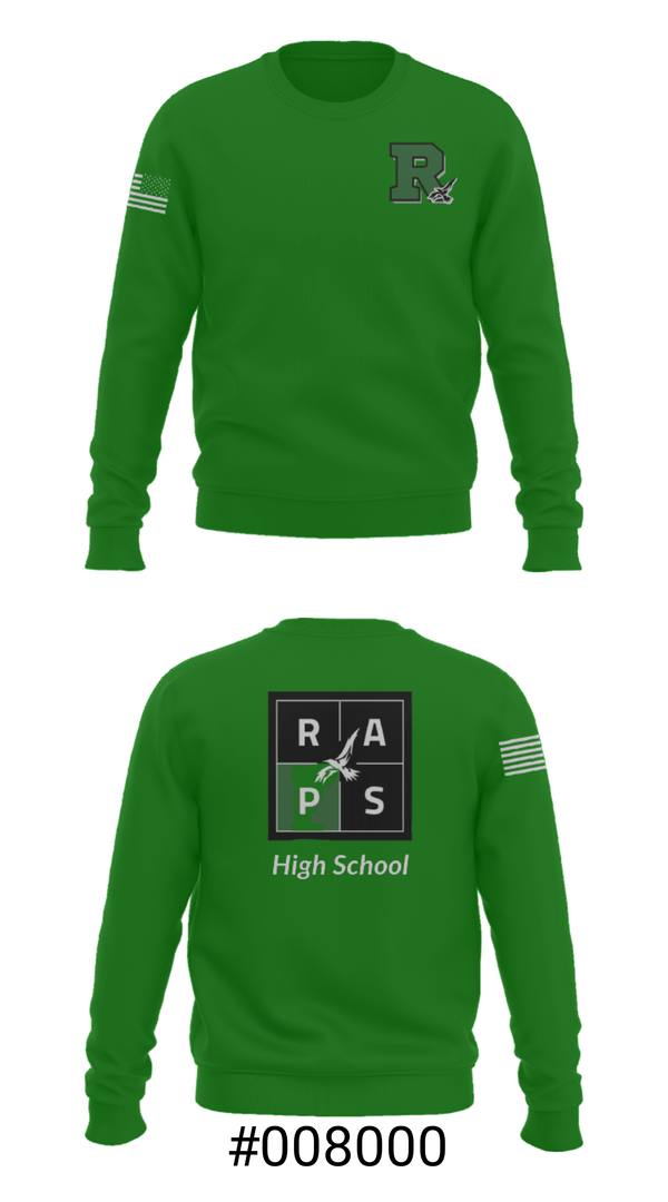 Crew Neck Sweatshirt, Rapoport Academy Public School-Meyer High School Basketball, Women's Basketball, Teamtime, Team time, sublimation, custom sports apparel, team uniforms, spirit wear, spiritwear, sports uniforms, custom shirts, team store, custom team store, fundraiser sports, apparel fundraiser