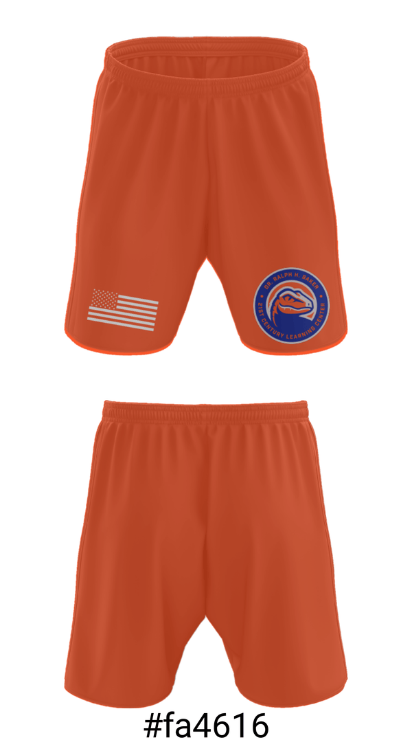 Athletic Shorts With Pockets, Dr. Ralph H. Baker 21St Century Learning Center, Spirit Store, Teamtime, Team time, sublimation, custom sports apparel, team uniforms, spirit wear, spiritwear, sports uniforms, custom shirts, team store, custom team store, fundraiser sports, apparel fundraiser