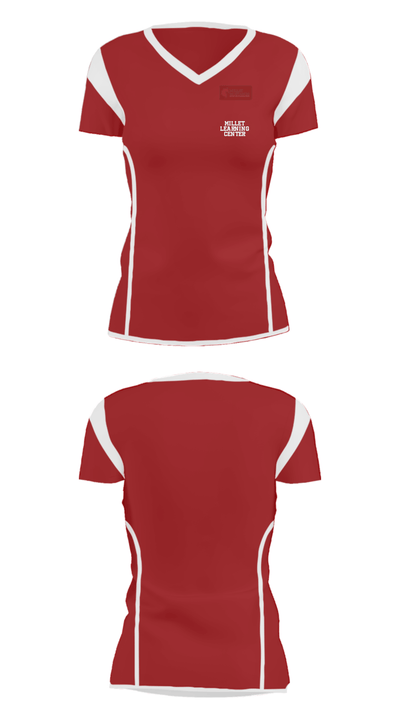 Millet Learning Center 75009606 Women's Short Sleeve V-neck Shirt - 29