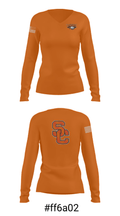 South Charleston High School Wrestling 65389463 Women's Long Sleeve V-neck Shirt - 20