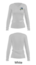 Wren Middle School Basketball 64147519 Women's Long Sleeve V-neck Shirt - 6