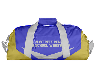 Duffle Bag, Mason County Central High School Wrestling, Wrestling, Teamtime, Team time, sublimation, custom sports apparel, team uniforms, spirit wear, spiritwear, sports uniforms, custom shirts, team store, custom team store, fundraiser sports, apparel fundraiser