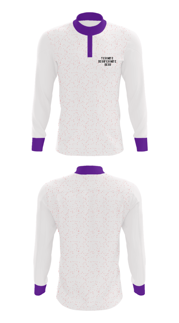 Quarter Zip Jacket, Termite Desu, , Teamtime, Team time, sublimation, custom sports apparel, team uniforms, spirit wear, spiritwear, sports uniforms, custom shirts, team store, custom team store, fundraiser sports, apparel fundraiser