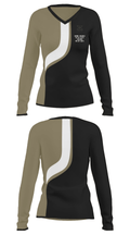 Xavier College Prep High School Wrestling 47952756 Women's Long Sleeve V-neck Shirt - 35