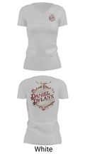 Daniel & Dylan’s bbq 50165832 Women's Short Sleeve V-neck Shirt - 7