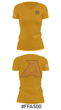 Agawam Junior High School 50400370 Women's Short Sleeve V-neck Shirt - 21