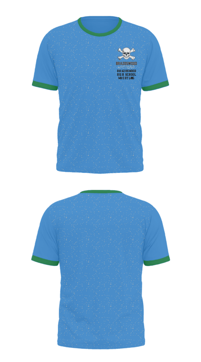 Brazoswood High School Wrestling 5803836 Short Sleeve Performance Shirt - 36