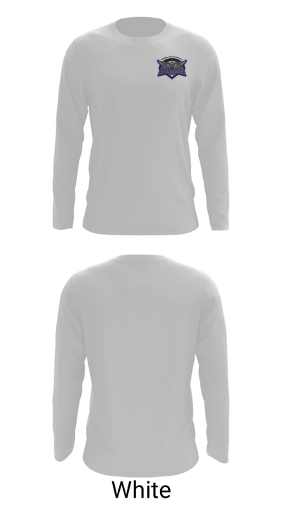 Hollis Upper Elementary School 94323285 Long Sleeve Performance Shirt - 4