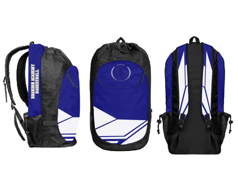 Gear Bag, Brandon Academy Basketball, Women's Basketball, Teamtime, Team time, sublimation, custom sports apparel, team uniforms, spirit wear, spiritwear, sports uniforms, custom shirts, team store, custom team store, fundraiser sports, apparel fundraiser