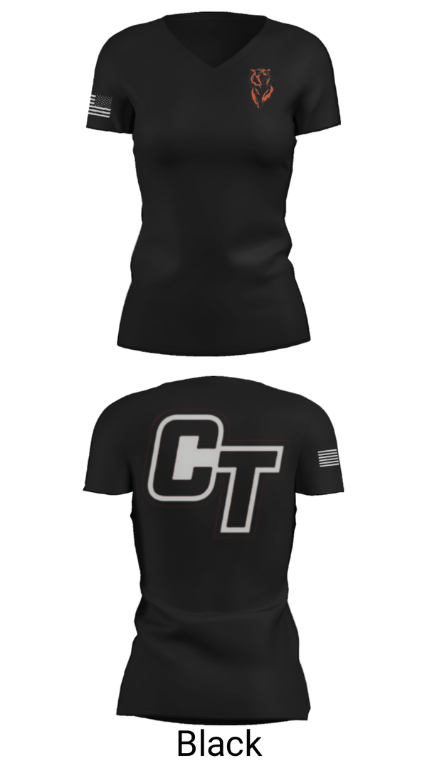 Women's Short Sleeve Vneck Shirt, Cape Girardeau Central High School Wrestling, Wrestling, Teamtime, Team time, sublimation, custom sports apparel, team uniforms, spirit wear, spiritwear, sports uniforms, custom shirts, team store, custom team store, fundraiser sports, apparel fundraiser