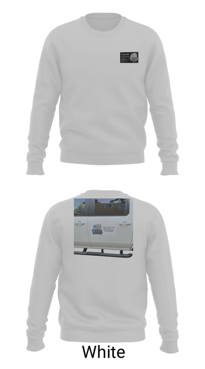 Tapia Tennis courts Resulfacing LLC 90376437 Crew Neck Sweatshirt - 2
