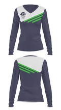 Big Springs Charter School 63680651 Women's Long Sleeve V-neck Shirt - 28