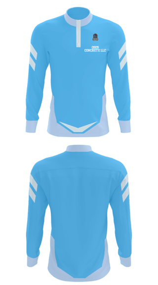 Quarter Zip Jacket, OSOS CONCRETE LLC, , Teamtime, Team time, sublimation, custom sports apparel, team uniforms, spirit wear, spiritwear, sports uniforms, custom shirts, team store, custom team store, fundraiser sports, apparel fundraiser