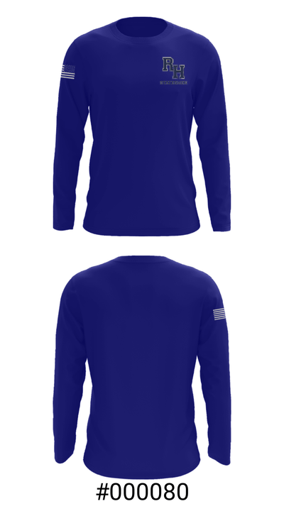 Randolph-Henry High School Wrestling 64848619 Long Sleeve Performance Shirt - 18