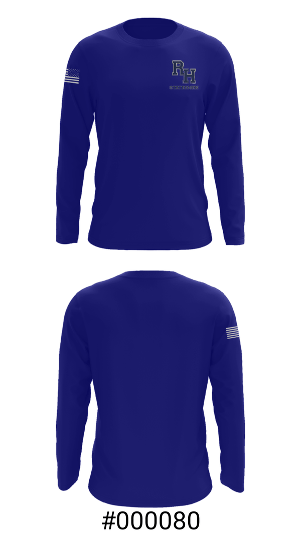 Long Sleeve Performance Shirt, Randolph-Henry High School Wrestling, Wrestling, Teamtime, Team time, sublimation, custom sports apparel, team uniforms, spirit wear, spiritwear, sports uniforms, custom shirts, team store, custom team store, fundraiser sports, apparel fundraiser