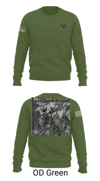 Crew Neck Sweatshirt, , Army, Teamtime, Team time, sublimation, custom sports apparel, team uniforms, spirit wear, spiritwear, sports uniforms, custom shirts, team store, custom team store, fundraiser sports, apparel fundraiser