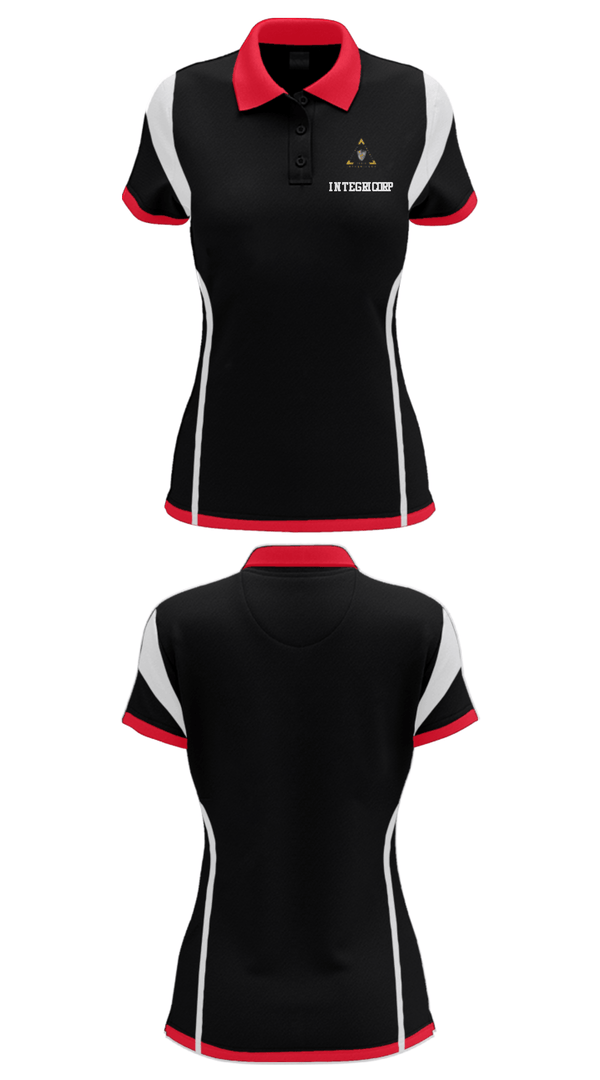 Women's Short Sleeve Performance Polo, IntegriCorp, , Teamtime, Team time, sublimation, custom sports apparel, team uniforms, spirit wear, spiritwear, sports uniforms, custom shirts, team store, custom team store, fundraiser sports, apparel fundraiser