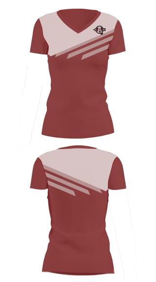 Women's Short Sleeve Vneck Shirt, Antioch Sequoits Football, Spirit Store, Teamtime, Team time, sublimation, custom sports apparel, team uniforms, spirit wear, spiritwear, sports uniforms, custom shirts, team store, custom team store, fundraiser sports, apparel fundraiser
