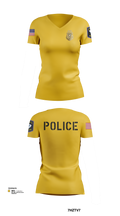 New Ellenton Police Department 612730 Women's Short Sleeve V-neck Shirt - 2