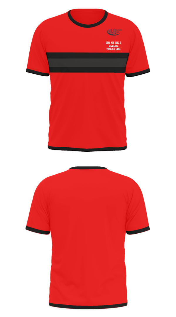 Short Sleeve Performance Shirt, Uintah High School Wrestling, Wrestling, Teamtime, Team time, sublimation, custom sports apparel, team uniforms, spirit wear, spiritwear, sports uniforms, custom shirts, team store, custom team store, fundraiser sports, apparel fundraiser