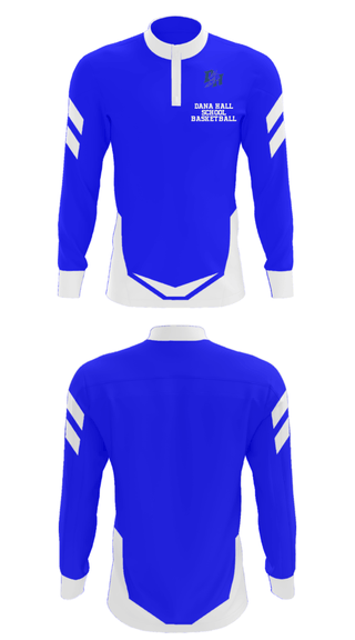Quarter Zip Jacket, Dana Hall School Basketball, Women's Basketball, Teamtime, Team time, sublimation, custom sports apparel, team uniforms, spirit wear, spiritwear, sports uniforms, custom shirts, team store, custom team store, fundraiser sports, apparel fundraiser