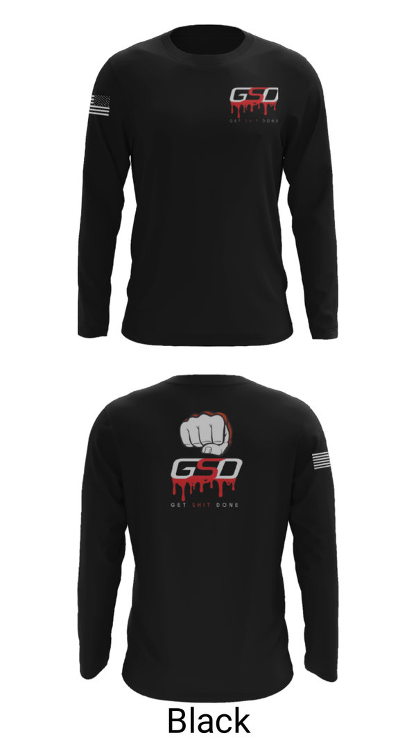 Long Sleeve Performance Shirt, GetShitDone, E-Sports, Teamtime, Team time, sublimation, custom sports apparel, team uniforms, spirit wear, spiritwear, sports uniforms, custom shirts, team store, custom team store, fundraiser sports, apparel fundraiser