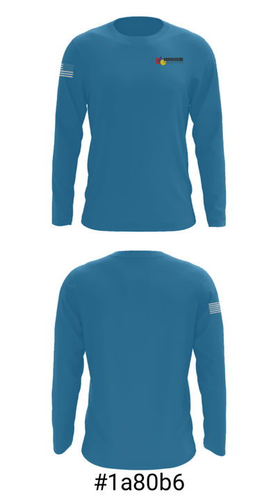 Brookeside Montessori School 31189323 Long Sleeve Performance Shirt - 18