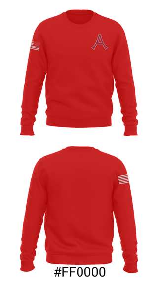 Crew Neck Sweatshirt, Saint Agnes High School Basketball, Men's Basketball, Teamtime, Team time, sublimation, custom sports apparel, team uniforms, spirit wear, spiritwear, sports uniforms, custom shirts, team store, custom team store, fundraiser sports, apparel fundraiser