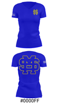 St Martin High School Swimming 70383314 Women's Short Sleeve V-neck Shirt - 21