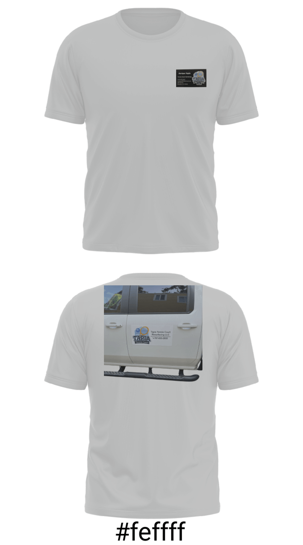 Short Sleeve Performance Shirt, Tapia Tennis courts Resulfacing LLC, , Teamtime, Team time, sublimation, custom sports apparel, team uniforms, spirit wear, spiritwear, sports uniforms, custom shirts, team store, custom team store, fundraiser sports, apparel fundraiser