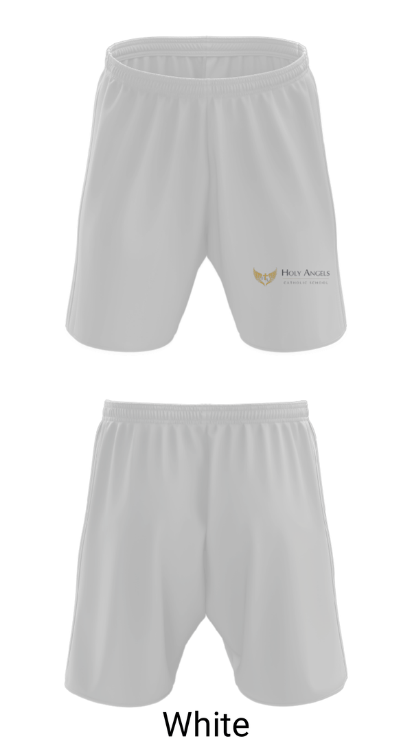 Athletic Shorts With Pockets, Holy Angels Catholic School, Spirit Store, Teamtime, Team time, sublimation, custom sports apparel, team uniforms, spirit wear, spiritwear, sports uniforms, custom shirts, team store, custom team store, fundraiser sports, apparel fundraiser