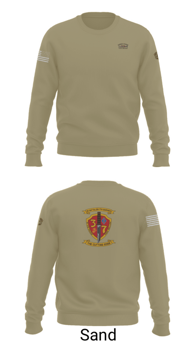3rd. Battalion 7th. Marines 15768807 Crew Neck Sweatshirt - 42