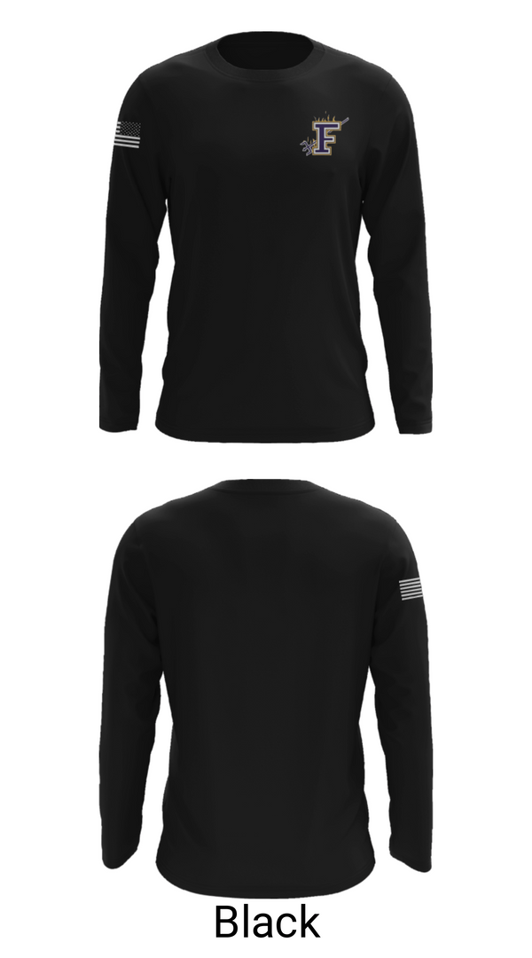 Long Sleeve Performance Shirt, Franklinton High School Basketball, Women's Basketball, Teamtime, Team time, sublimation, custom sports apparel, team uniforms, spirit wear, spiritwear, sports uniforms, custom shirts, team store, custom team store, fundraiser sports, apparel fundraiser