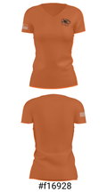 Thompson Junior High School Basketball 26993562 Women's Short Sleeve V-neck Shirt - 21