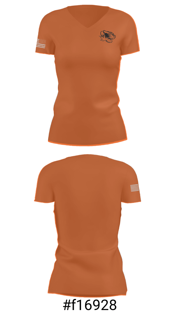 Women's Short Sleeve Vneck Shirt, Thompson Junior High School Basketball, Women's Basketball, Teamtime, Team time, sublimation, custom sports apparel, team uniforms, spirit wear, spiritwear, sports uniforms, custom shirts, team store, custom team store, fundraiser sports, apparel fundraiser