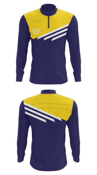 Quarter Zip Jacket, Holy Angels Catholic School, Spirit Store, Teamtime, Team time, sublimation, custom sports apparel, team uniforms, spirit wear, spiritwear, sports uniforms, custom shirts, team store, custom team store, fundraiser sports, apparel fundraiser