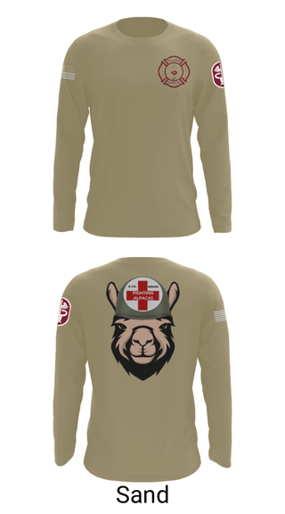 Long Sleeve Performance Shirt, WBAMCAlpha Company, WBAMC, Softball, Teamtime, Team time, sublimation, custom sports apparel, team uniforms, spirit wear, spiritwear, sports uniforms, custom shirts, team store, custom team store, fundraiser sports, apparel fundraiser