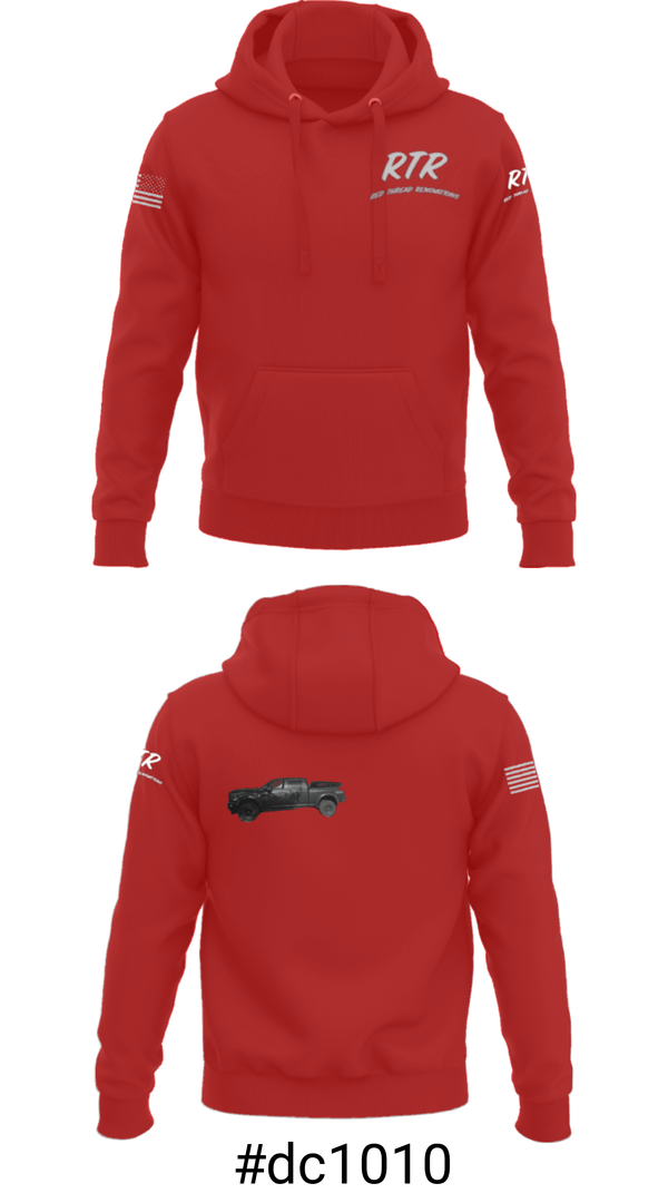 Hoodie, Red Thread Renovations, , Teamtime, Team time, sublimation, custom sports apparel, team uniforms, spirit wear, spiritwear, sports uniforms, custom shirts, team store, custom team store, fundraiser sports, apparel fundraiser