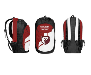 Gear Bag, Willow Springs Middle School Basketball, Women's Basketball, Teamtime, Team time, sublimation, custom sports apparel, team uniforms, spirit wear, spiritwear, sports uniforms, custom shirts, team store, custom team store, fundraiser sports, apparel fundraiser