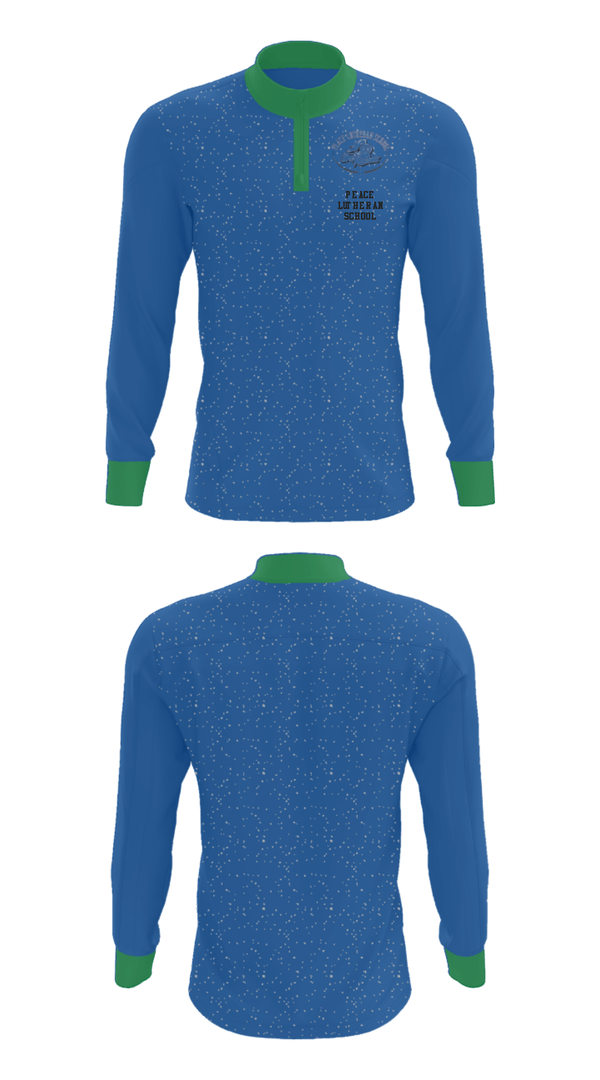 Quarter Zip Jacket, Peace Lutheran School, Spirit Store, Teamtime, Team time, sublimation, custom sports apparel, team uniforms, spirit wear, spiritwear, sports uniforms, custom shirts, team store, custom team store, fundraiser sports, apparel fundraiser