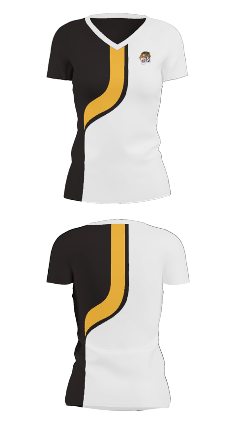 Women's Short Sleeve Vneck Shirt, Walnut Hill Elementary School, Spirit Store, Teamtime, Team time, sublimation, custom sports apparel, team uniforms, spirit wear, spiritwear, sports uniforms, custom shirts, team store, custom team store, fundraiser sports, apparel fundraiser