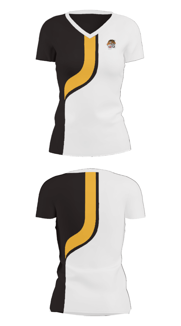 Women's Short Sleeve Vneck Shirt, Walnut Hill Elementary School, Spirit Store, Teamtime, Team time, sublimation, custom sports apparel, team uniforms, spirit wear, spiritwear, sports uniforms, custom shirts, team store, custom team store, fundraiser sports, apparel fundraiser