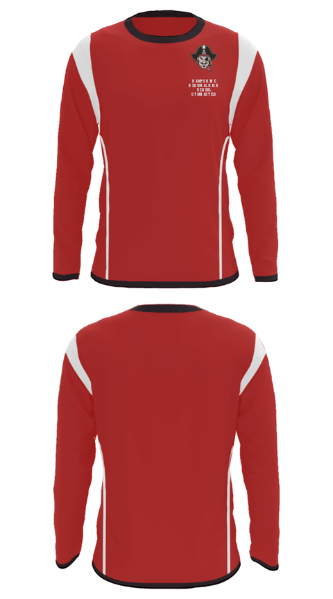 Long Sleeve Performance Shirt, Hampshire Regional High School Gymnastics, Spirit Store, Teamtime, Team time, sublimation, custom sports apparel, team uniforms, spirit wear, spiritwear, sports uniforms, custom shirts, team store, custom team store, fundraiser sports, apparel fundraiser
