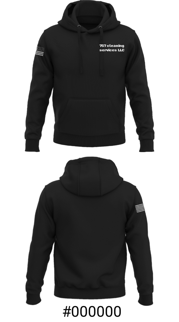 Hoodie, 757 cleaning services LLC, , Teamtime, Team time, sublimation, custom sports apparel, team uniforms, spirit wear, spiritwear, sports uniforms, custom shirts, team store, custom team store, fundraiser sports, apparel fundraiser