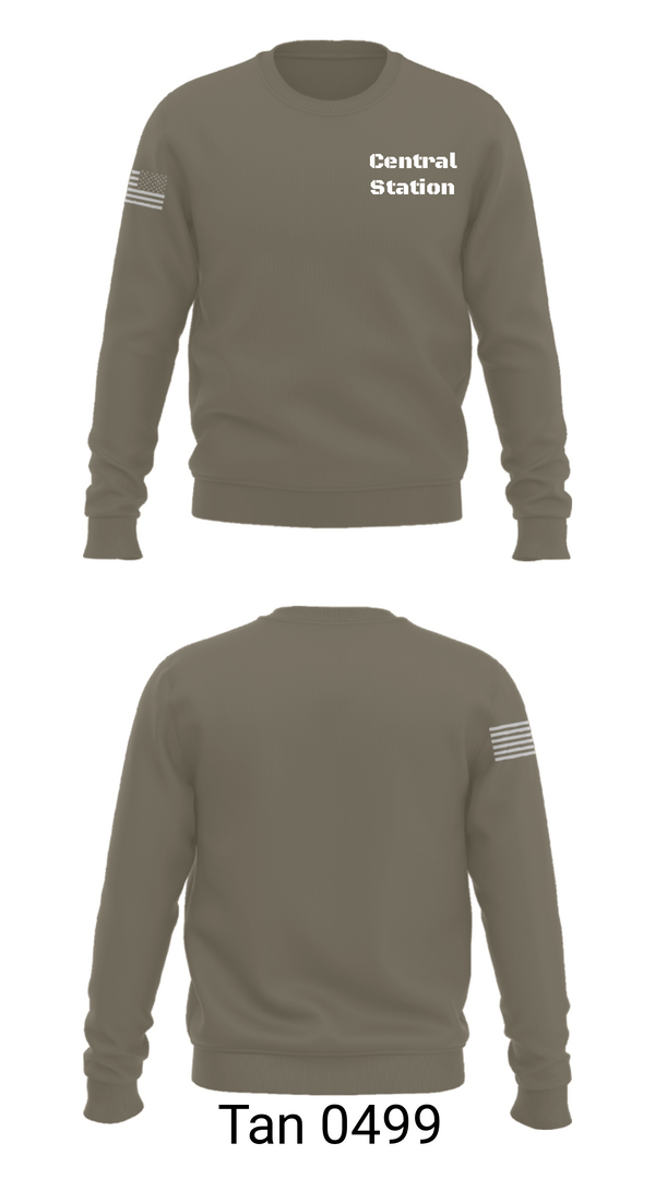 Crew Neck Sweatshirt, Central Station, Police, Teamtime, Team time, sublimation, custom sports apparel, team uniforms, spirit wear, spiritwear, sports uniforms, custom shirts, team store, custom team store, fundraiser sports, apparel fundraiser