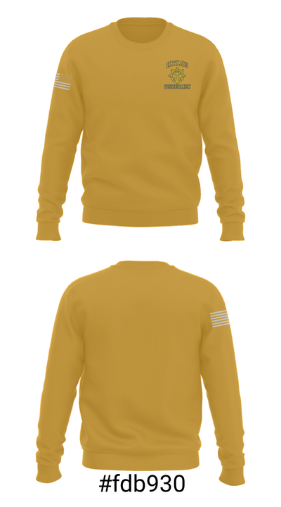 Ilwaco High School Wrestling 7421993 Crew Neck Sweatshirt - 16