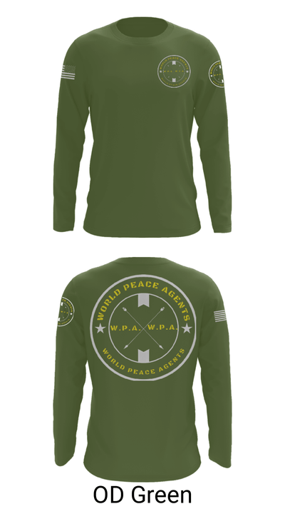 WPA 1st Infantry 46853550 Long Sleeve Performance Shirt - 27