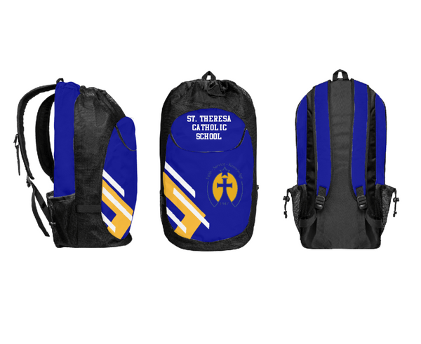 Gear Bag, St. Theresa Catholic School, Spirit Store, Teamtime, Team time, sublimation, custom sports apparel, team uniforms, spirit wear, spiritwear, sports uniforms, custom shirts, team store, custom team store, fundraiser sports, apparel fundraiser